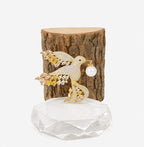 Luxury Crystal Bird Pearl Brooch