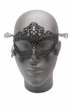 Elegant Black Lace Masquerade Mask