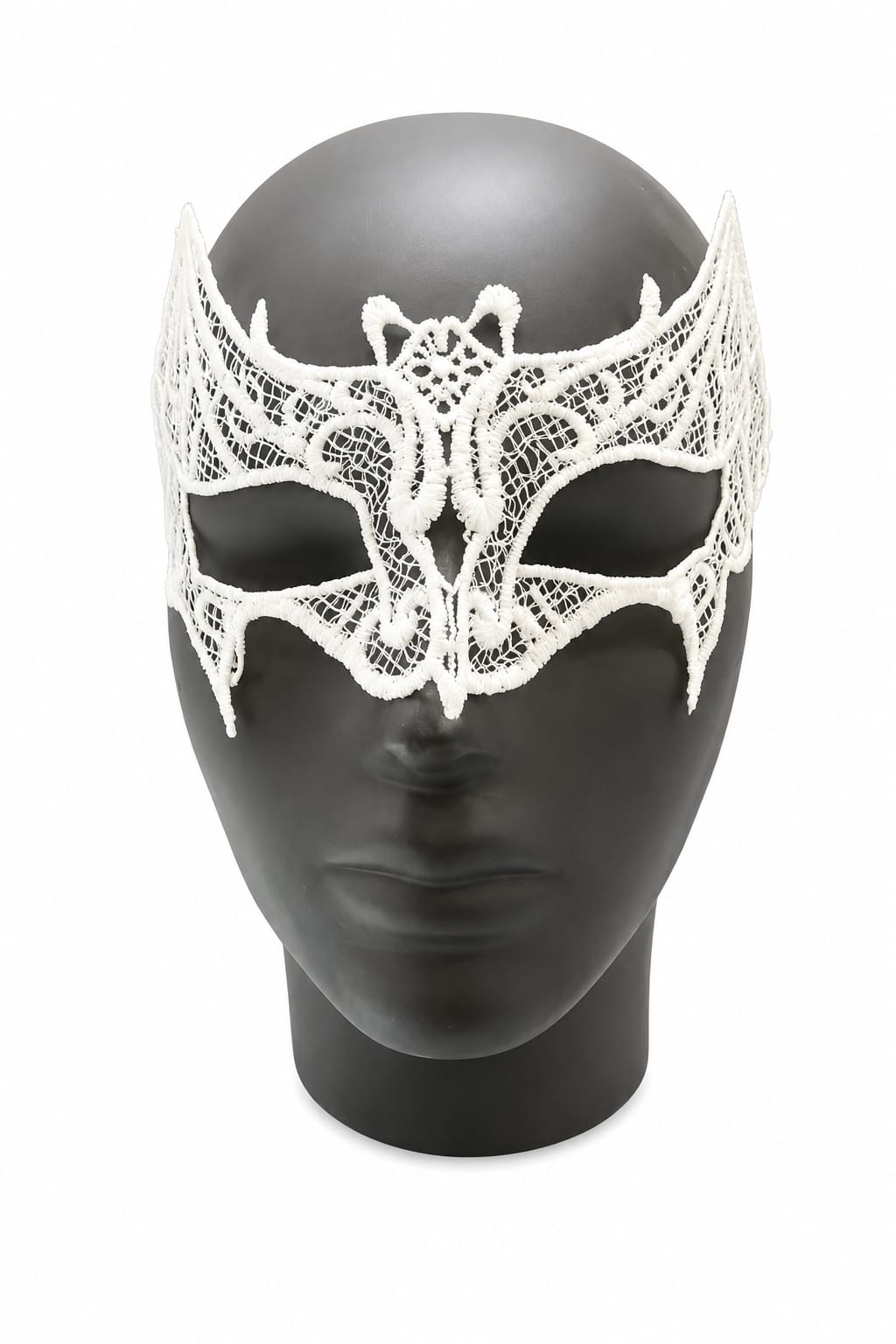 White Lace Masquerade Mask