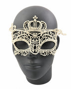 Elegant Ivory Lace Venetian Masquerade Mask