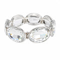 Elegant Crystal Silver Bracelet