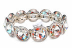 Dazzling Crystal Silver Bracelet