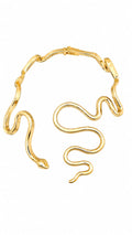 Chunky Gold Sculptural Statement Necklace