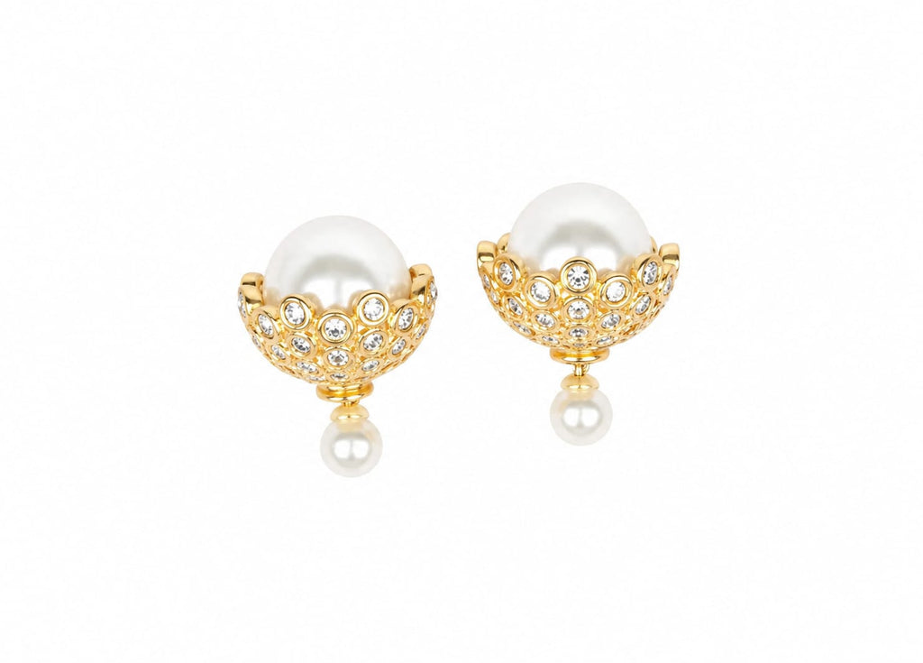 Celeste Pearl Stud Earrings