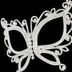Luxury Gold Crystal Butterfly Masquerade Eye Mask |