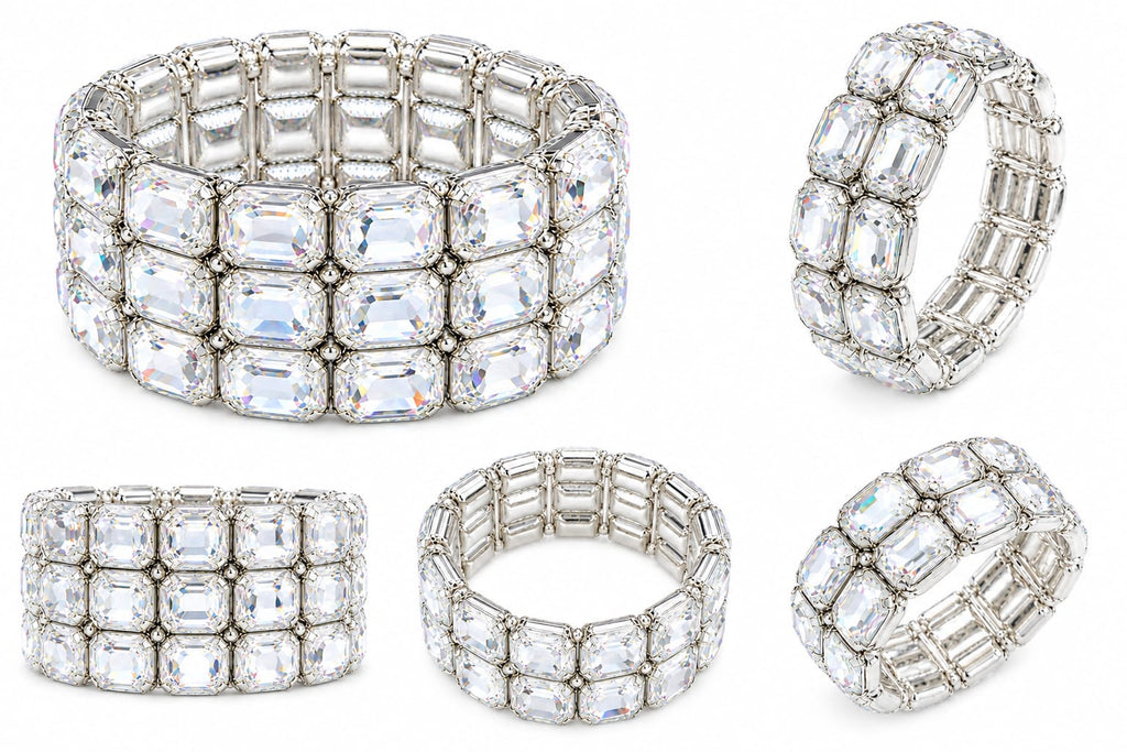 Luxury Crystal Cuff Bracelet for Women