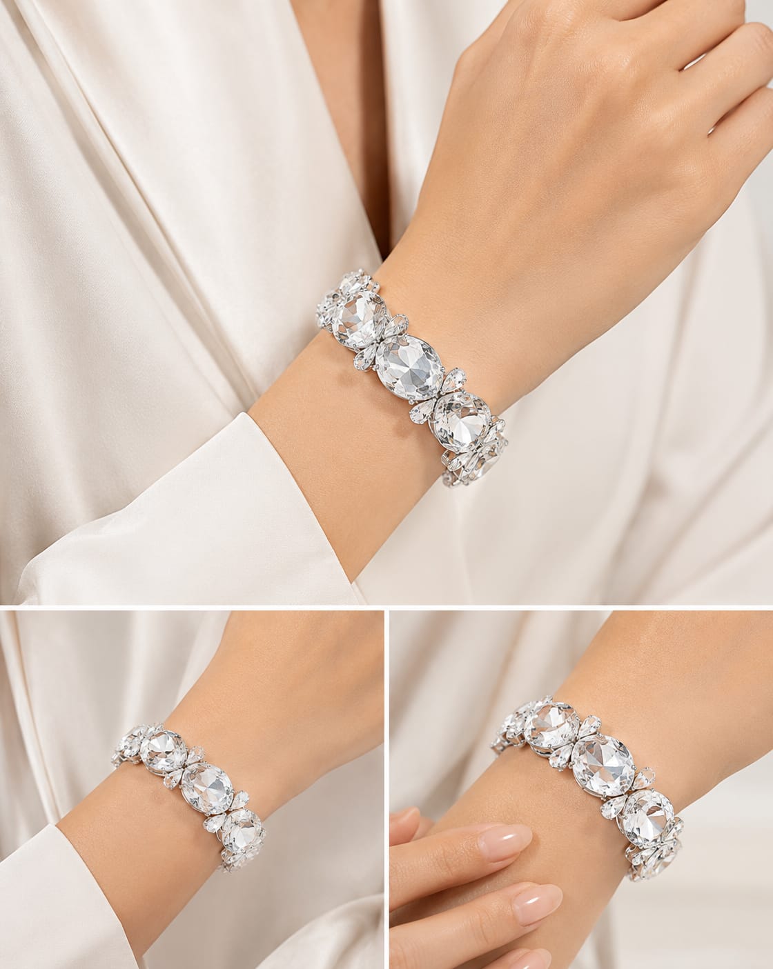 Crystal Luxe Statement Bracelet