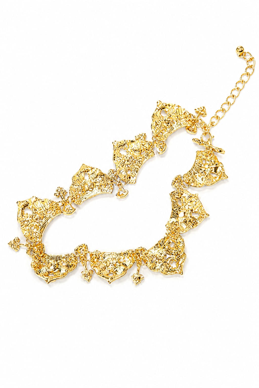 Chunky Ruby Red Statement Necklace
