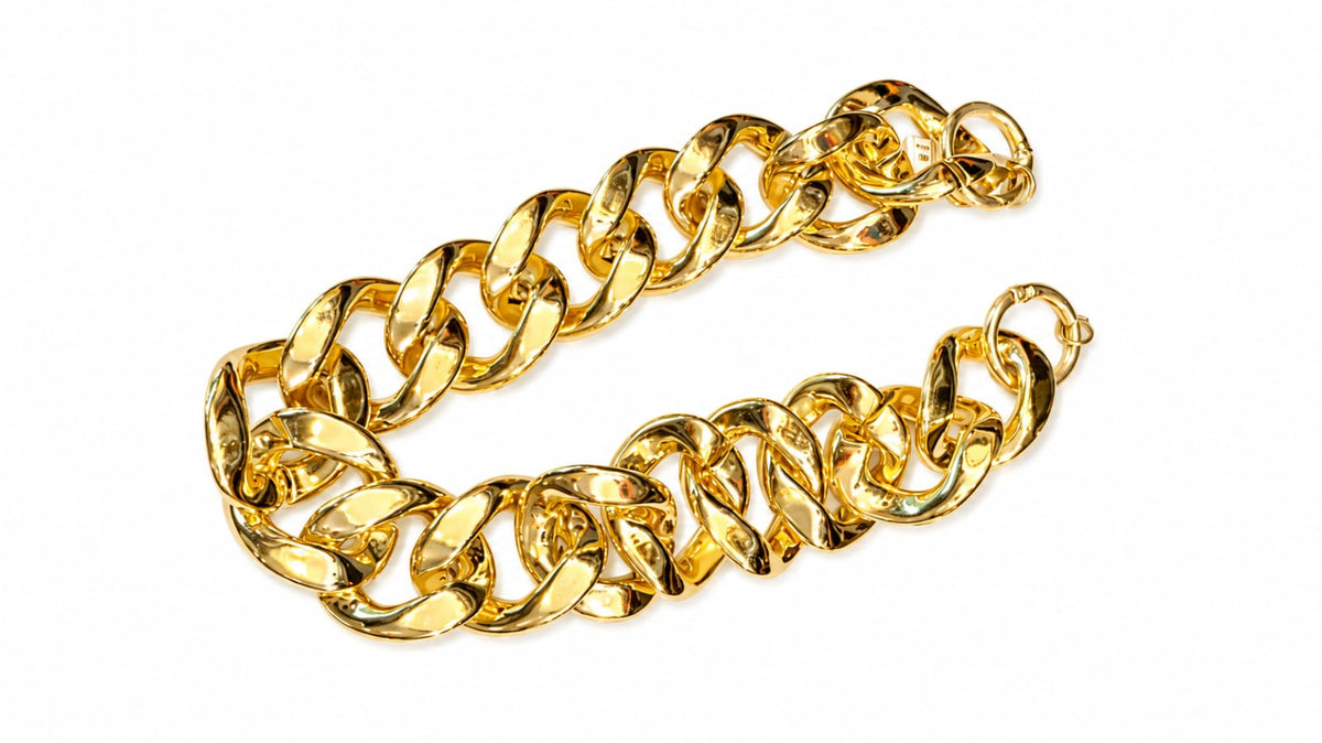 Chunky Gold Link Chain Necklace