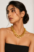Chunky Gold Link Chain Necklace