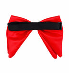 Adult Red Satin Bow Tie