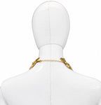 Golden Cascading Coin Tassel Necklace